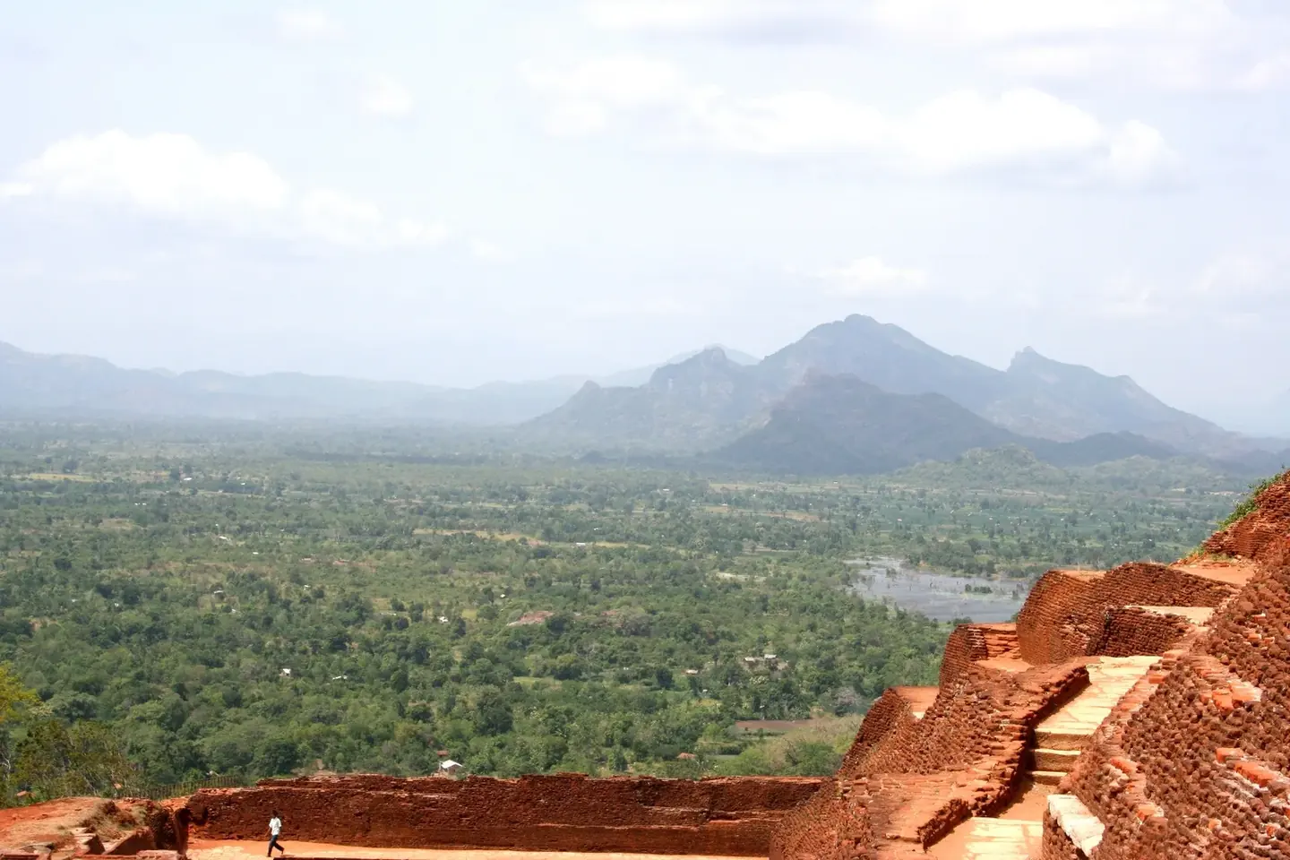 Sigiriya, at the summit