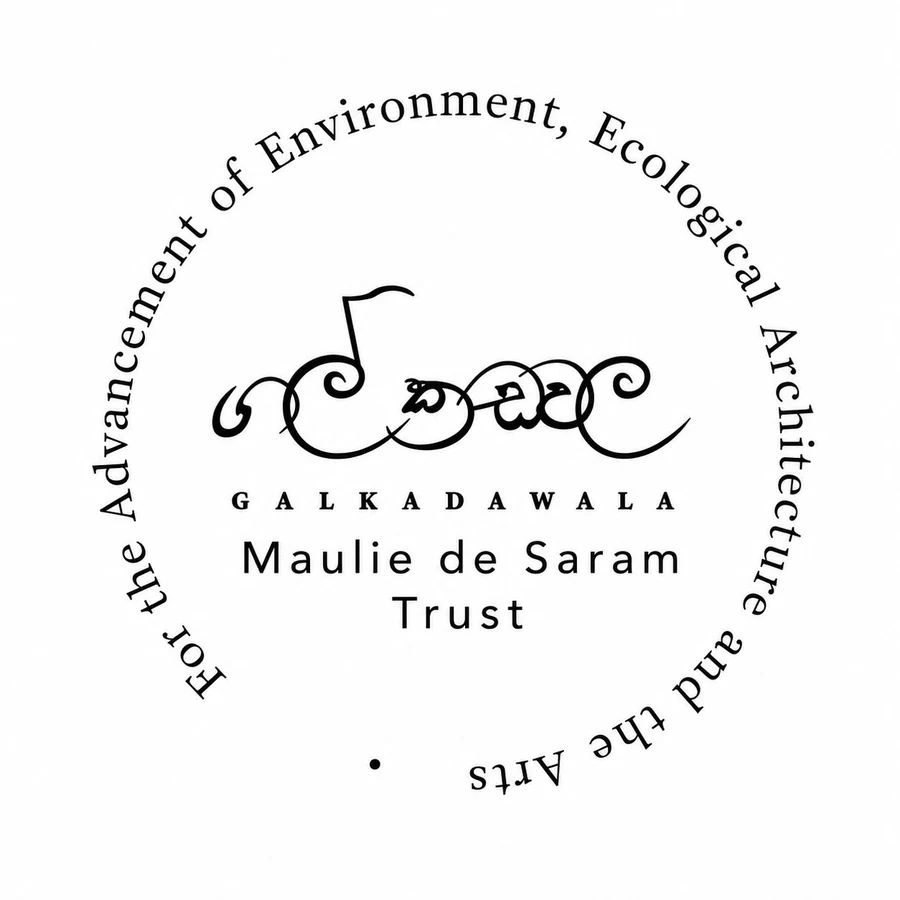 Seal of the Maulie de Saram Trust: for the advancement of environment, ecological architecture and the arts